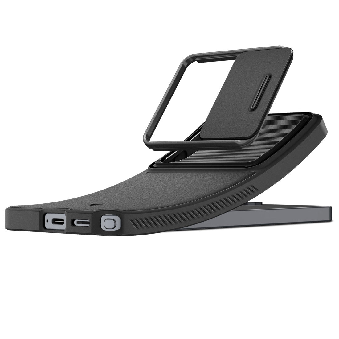 Handyhülle für Galaxy S26 Ultra, Spigen Optik Armor, Schwarz