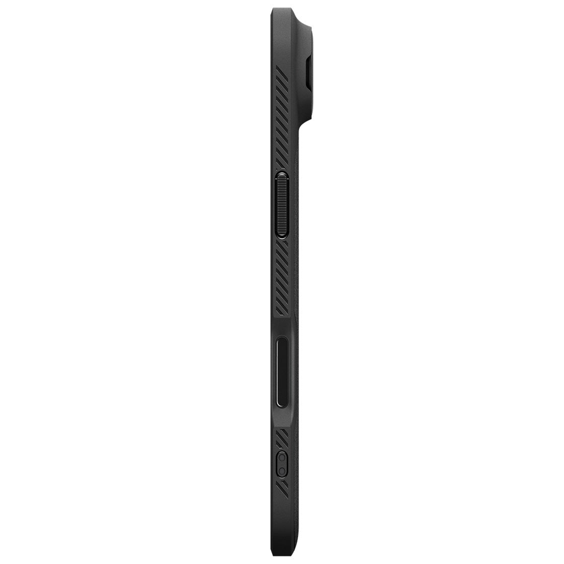 Handyhülle für iPhone Air, Spigen Optik Armor Mag mit MagSafe, Schwarz