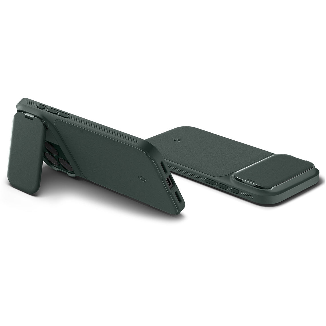 Handyhülle für iPhone 17 Pro, Spigen Optik Armor Mag mit MagSafe, Grün