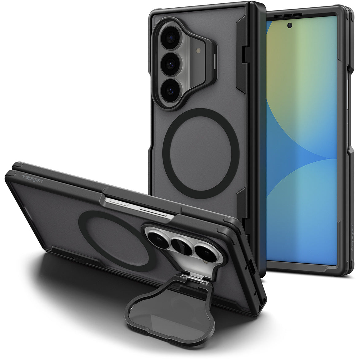 Handyhülle für Galaxy Z Fold8 Ultra, Spigen Optik Armor Pro Mag mit MagSafe, Grau