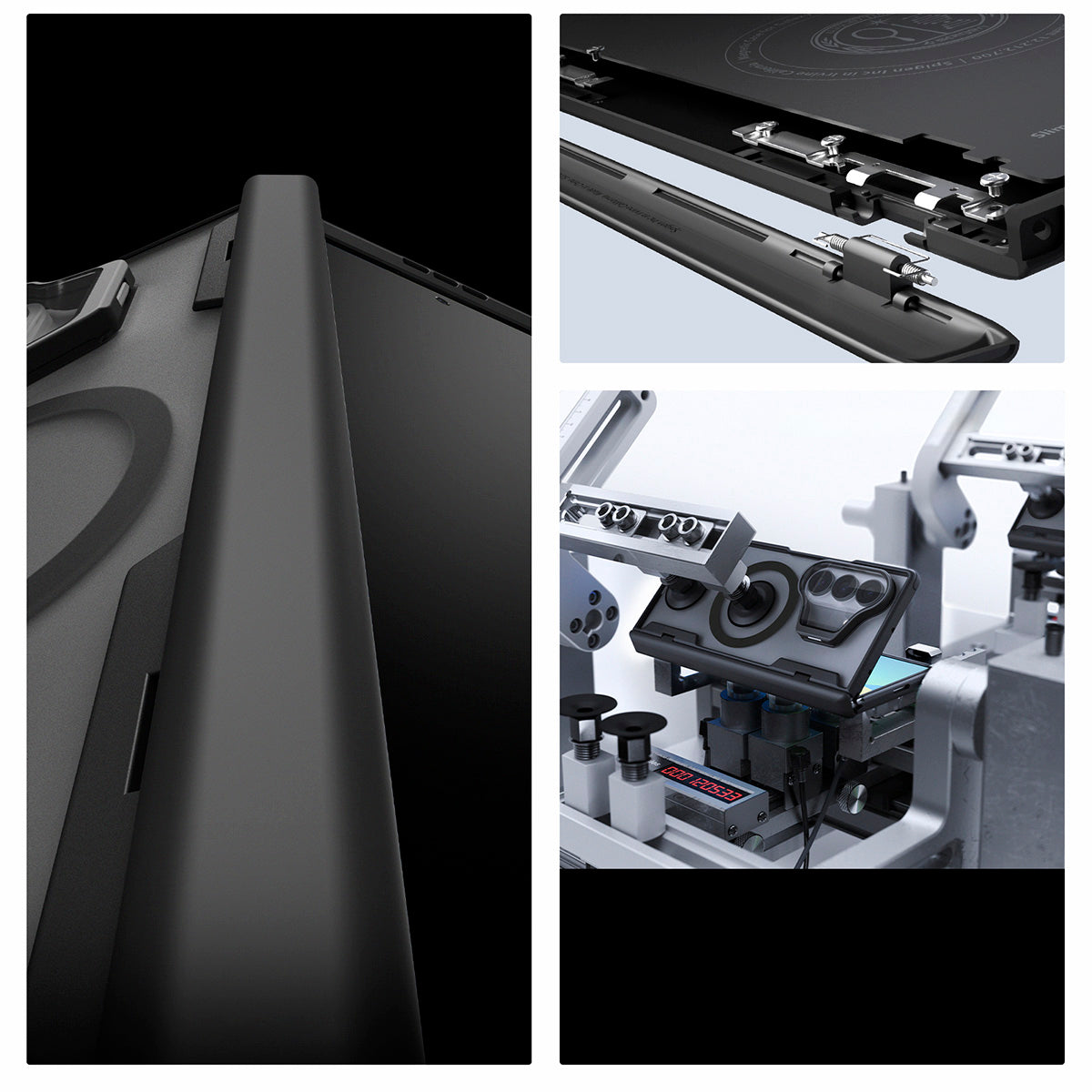 Handyhülle für Galaxy Z Fold8 Ultra, Spigen Optik Armor Pro Mag mit MagSafe, Grau