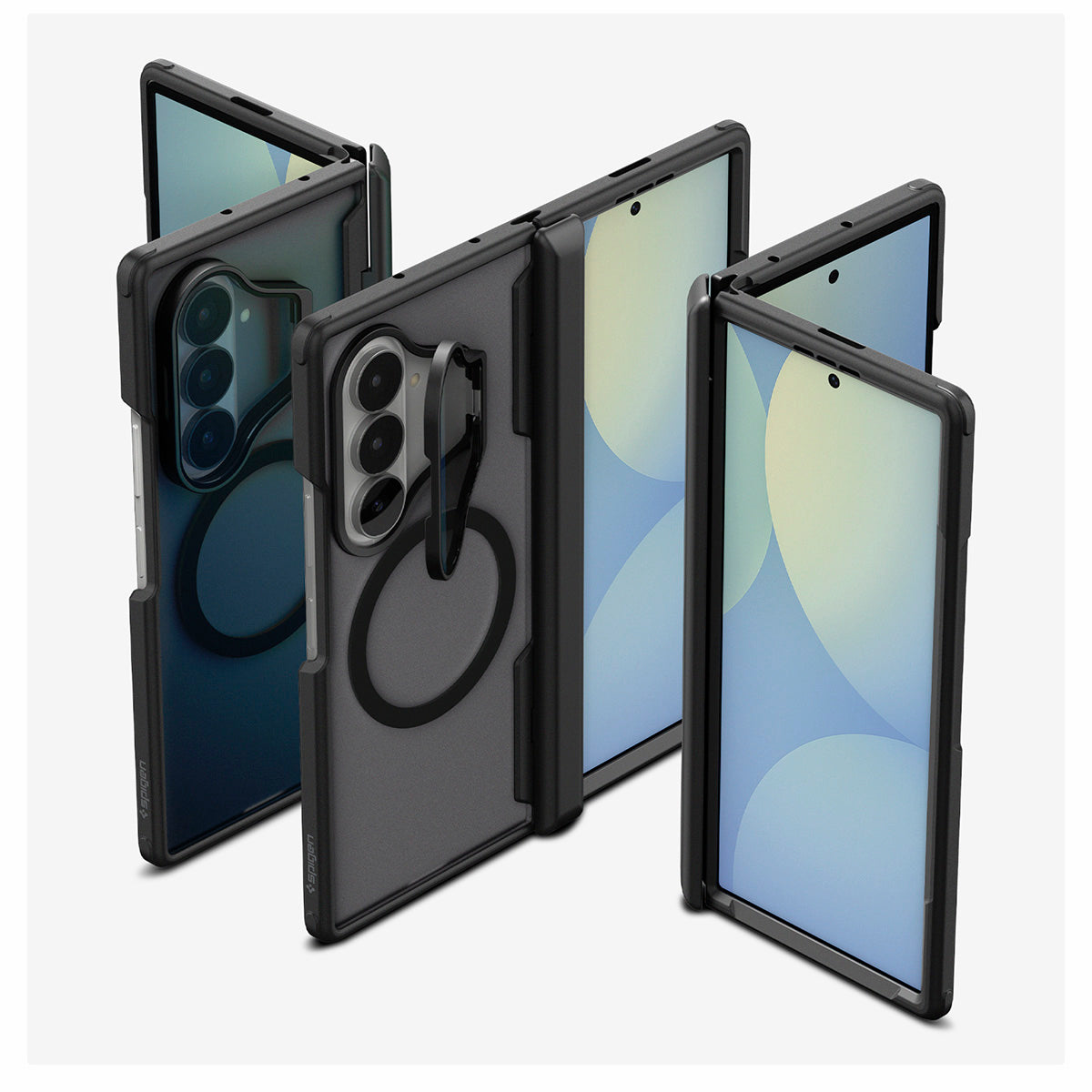 Handyhülle für Galaxy Z Fold8 Ultra, Spigen Optik Armor Pro Mag mit MagSafe, Grau