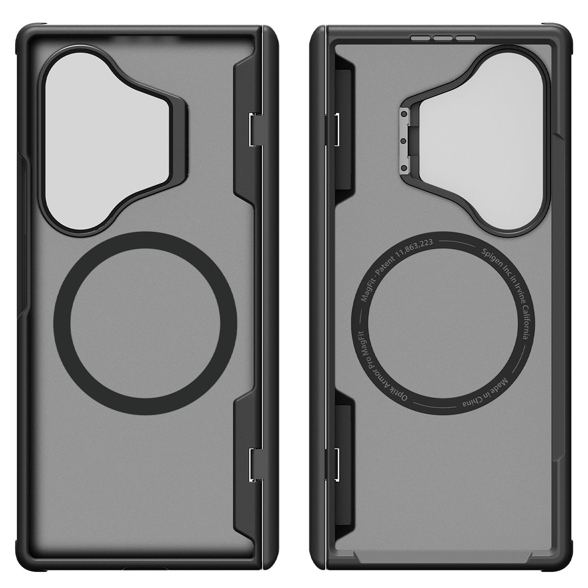 Handyhülle für Galaxy Z Fold8 Ultra, Spigen Optik Armor Pro Mag mit MagSafe, Grau