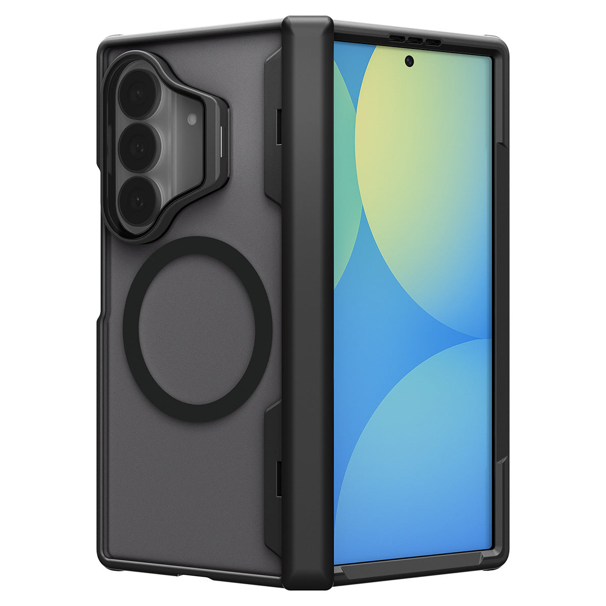 Handyhülle für Galaxy Z Fold8 Ultra, Spigen Optik Armor Pro Mag mit MagSafe, Grau