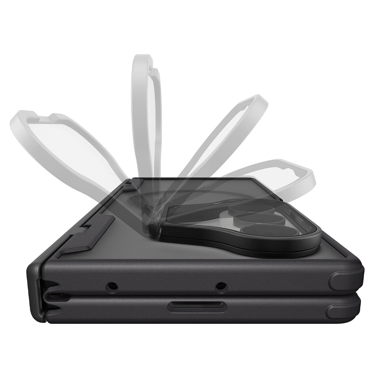 Handyhülle für Galaxy Z Fold8 Ultra, Spigen Optik Armor Pro Mag mit MagSafe, Grau