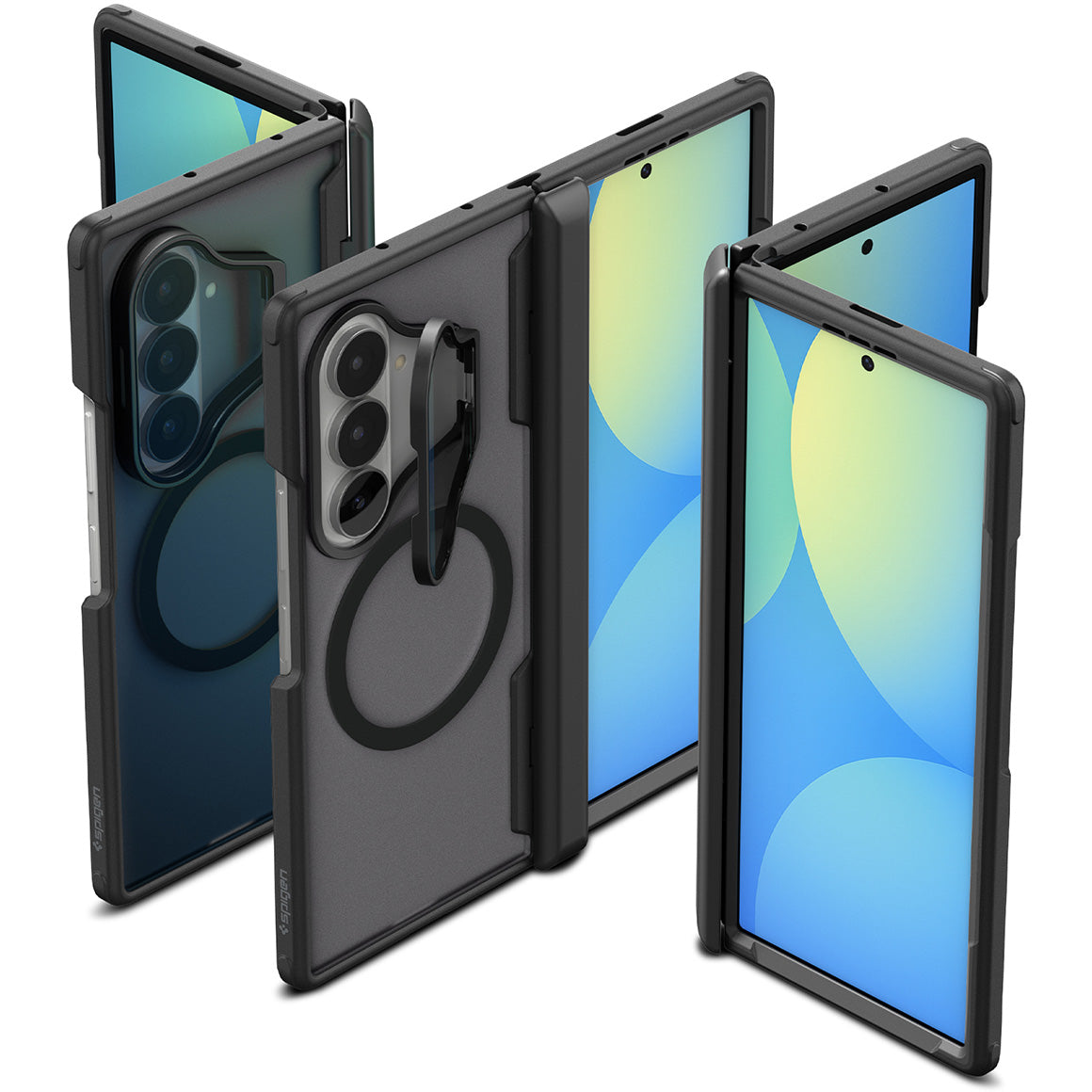 Handyhülle für Galaxy Z Fold8 Ultra, Spigen Optik Armor Pro Mag mit MagSafe, Grau