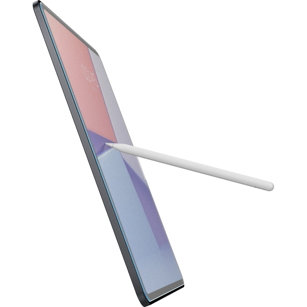 Glas + Applikator für iPad Air 13" 2025 / 2024, Spigen Paper Touch EZ Fit, Matt