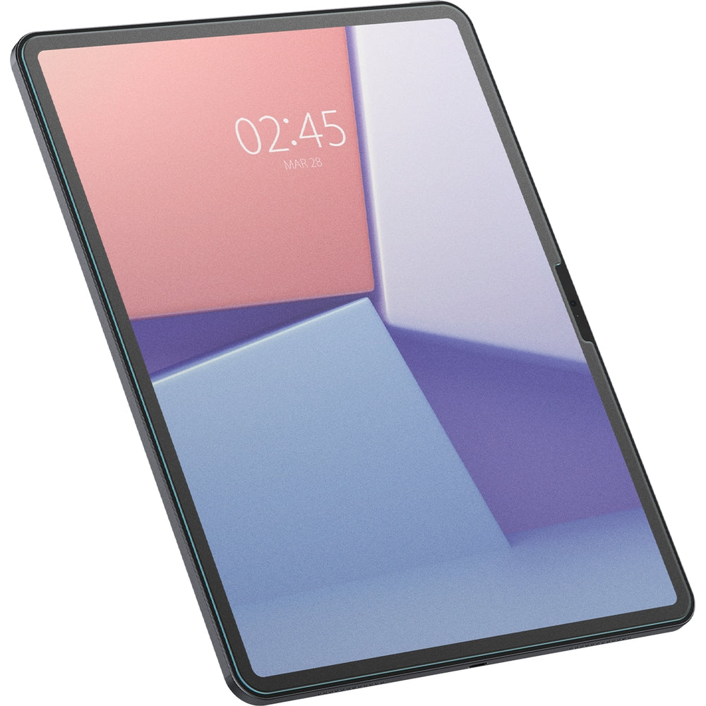 Glas + Applikator für iPad Air 13" 2025 / 2024, Spigen Paper Touch EZ Fit, Matt
