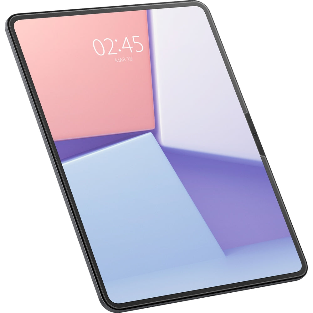 Glas + Applikator für iPad Pro 13" 7 gen. 2024, Spigen Paper Touch EZ Fit, Matt