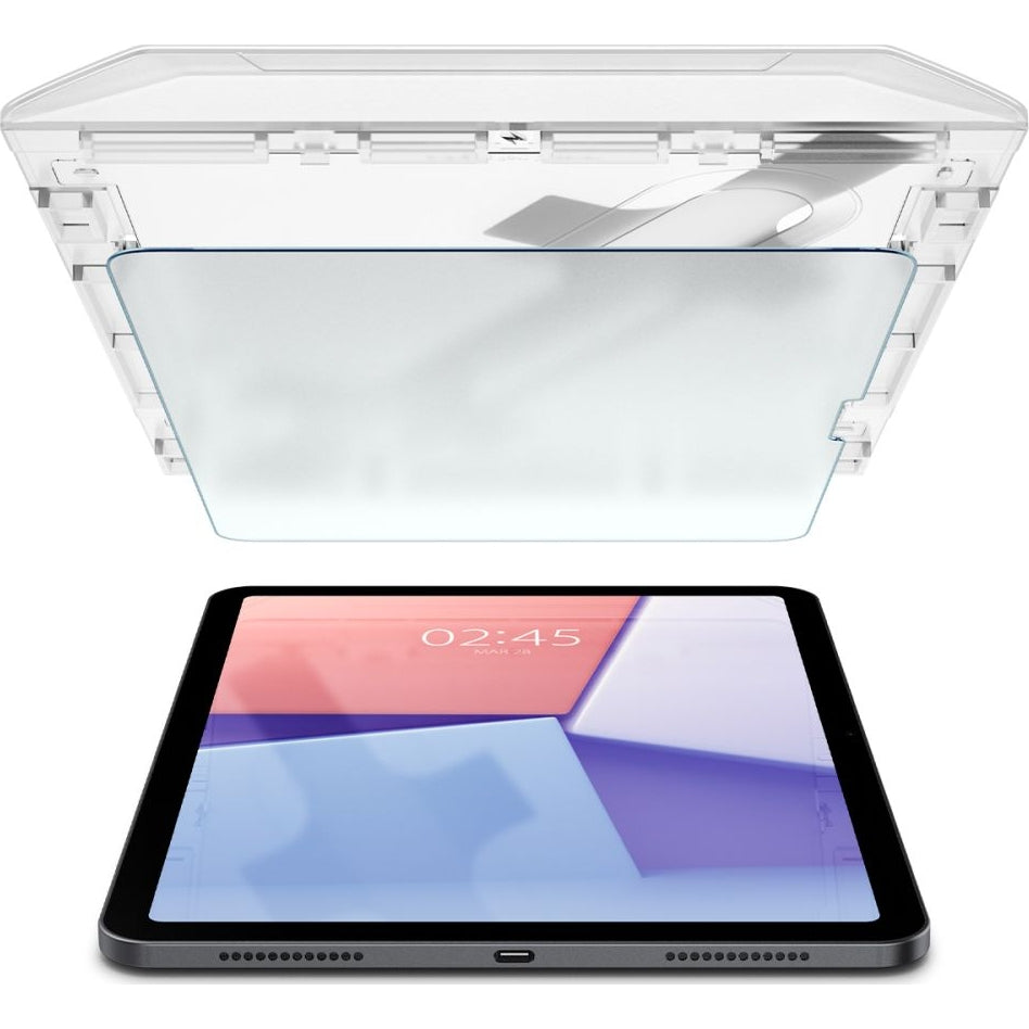 Glas + Applikator für iPad Air 11" M4/M3/M2, Spigen Paper Touch EZ Fit, Matt