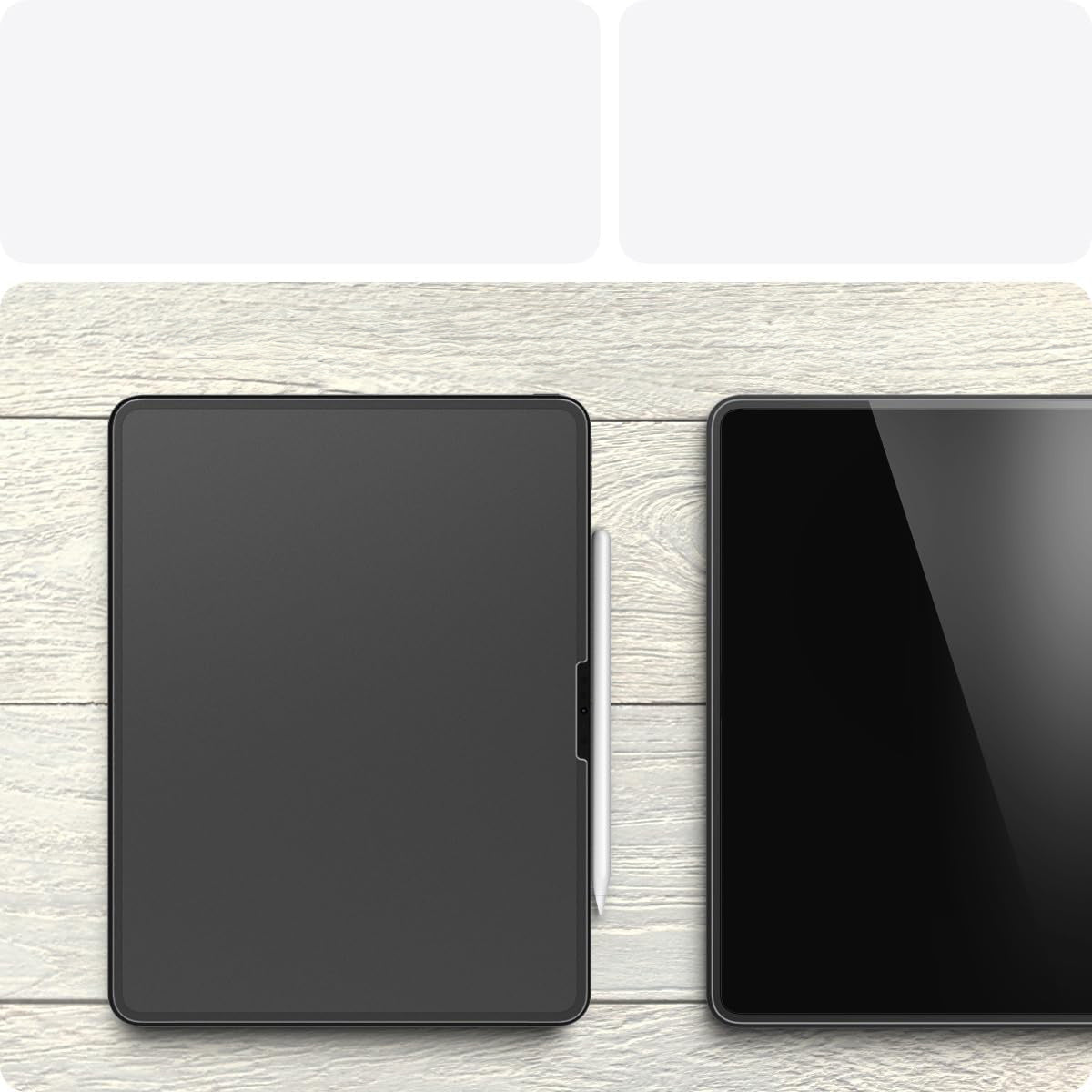 Glas + Applikator für iPad Pro 11" 2025 / 2024, Spigen Paper Touch EZ Fit, Matt