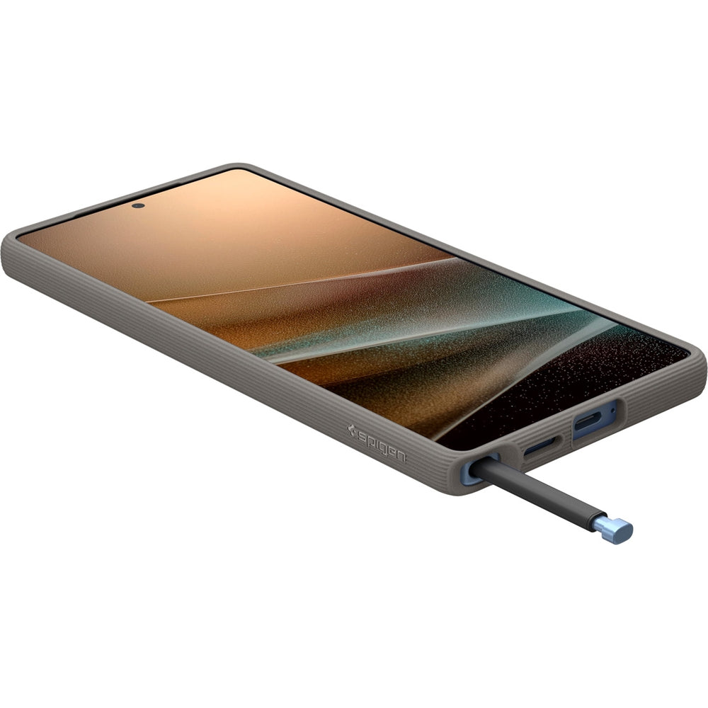 Handyhülle für Galaxy S25 Ultra, Spigen Parallax Mag mit MagSafe, Grau