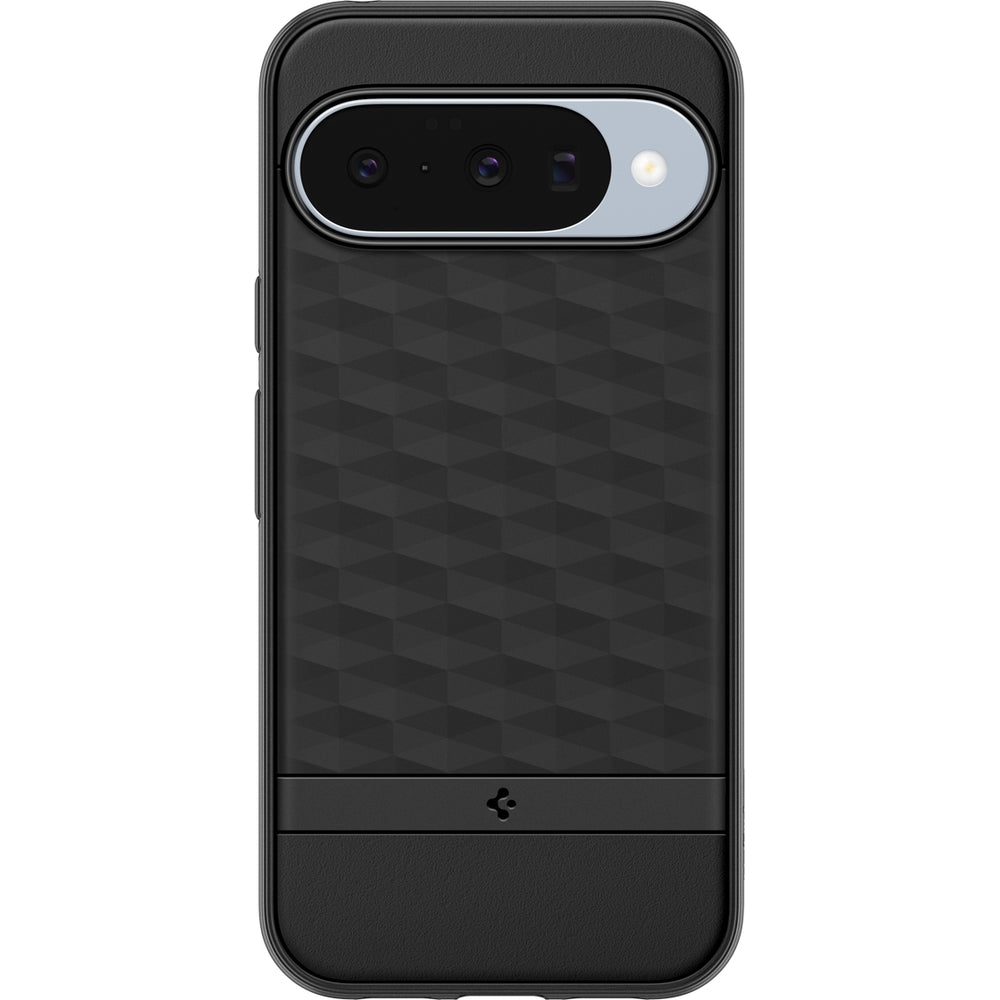 Handyhülle für Google Pixel 10 Pro / Pixel 10, Spigen Parallax Mag mit MagSafe, Schwarz