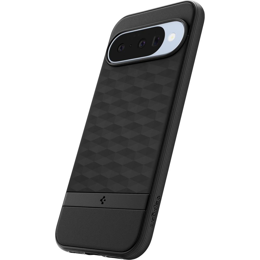 Handyhülle für Google Pixel 10 Pro / Pixel 10, Spigen Parallax Mag mit MagSafe, Schwarz