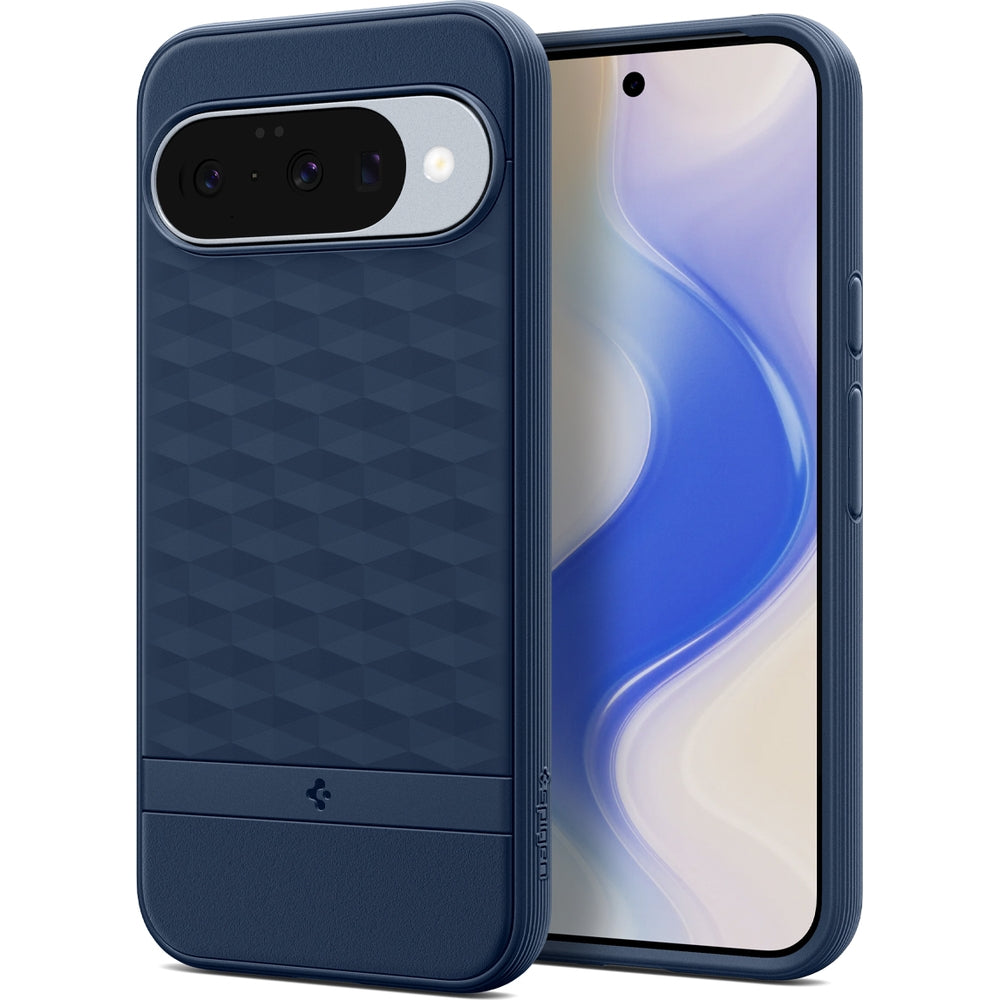 Handyhülle für Pixel 10 Pro / Pixel 10, Spigen Parallax Mag mit MagSafe, Dunkelblau