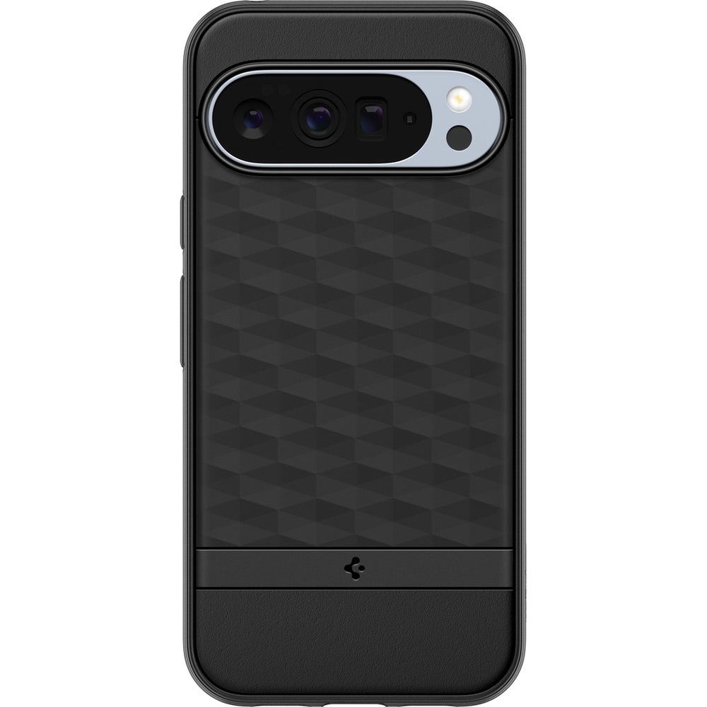 Handyhülle für Google Pixel 10 Pro XL, Spigen Parallax Mag mit MagSafe, Schwarz
