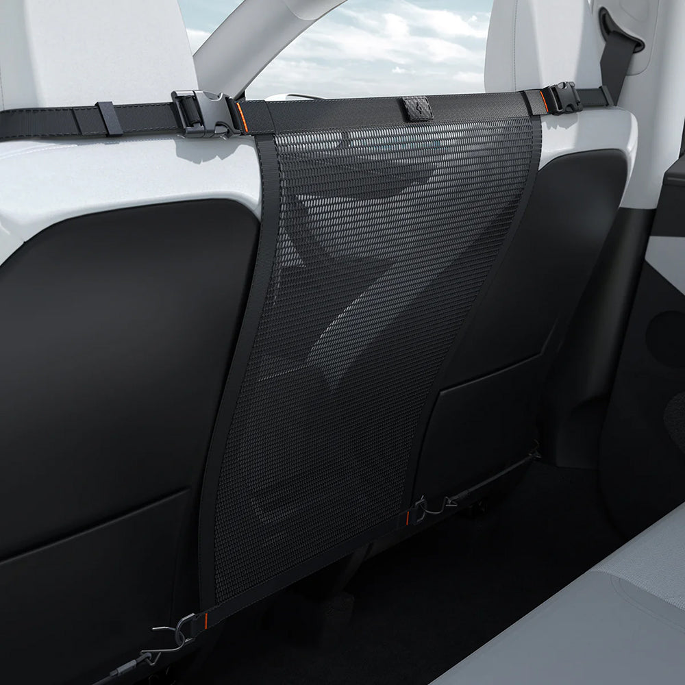 Auto Schutzgitter für Hunde für den Rücksitz, Spigen Pet Backseat Barrier PS200, Schwarz