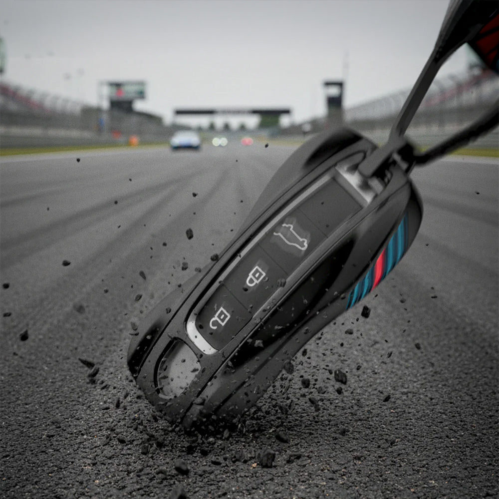 Schlüsselhülle für Porsche 911 / Cayenne / Panamera / Taycan, Spigen PK100 Key Fob Case, Schwarz