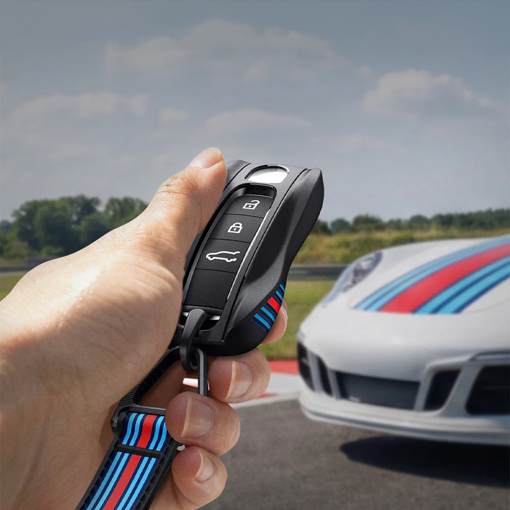Schlüsselhülle für Porsche 911 / Cayenne / Panamera / Taycan, Spigen PK100 Key Fob Case, Schwarz