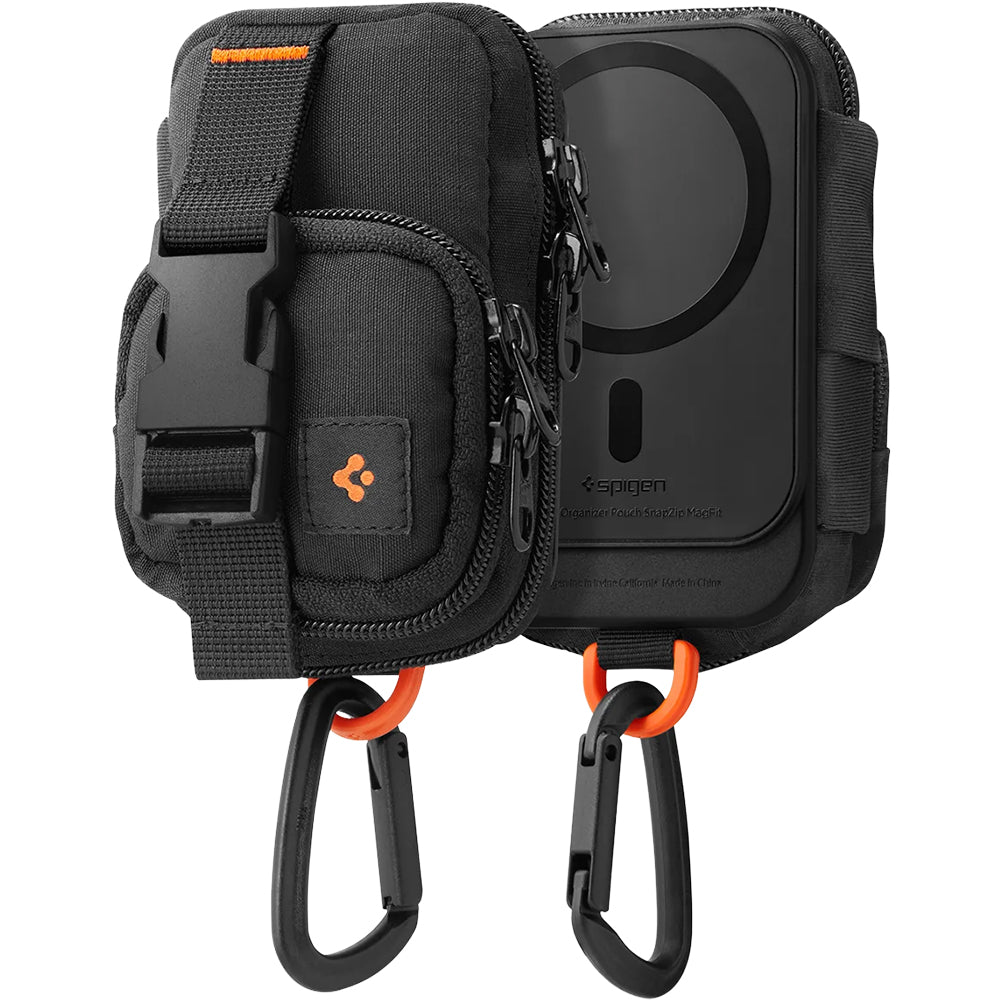 Kompakte Tasche mit MagSafe Befestigung Spigen SnapZip, Schwarz