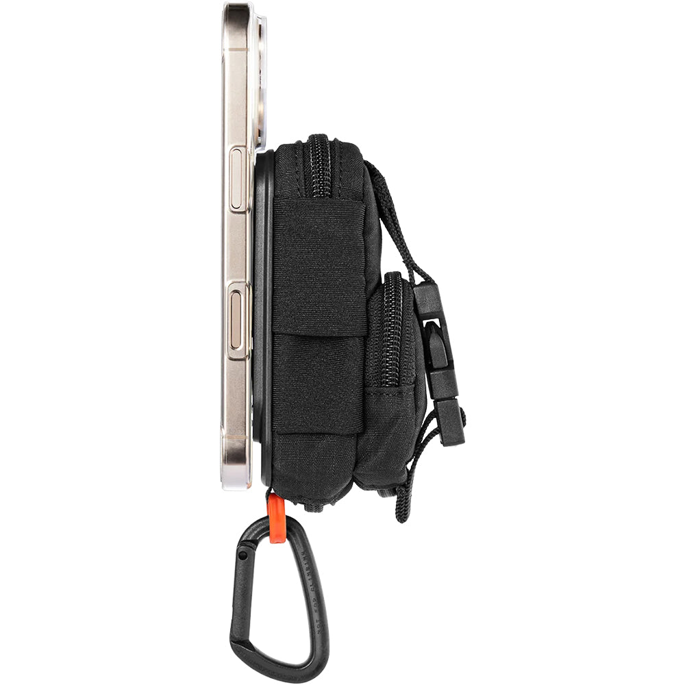 Kompakte Tasche mit MagSafe Befestigung Spigen SnapZip, Schwarz