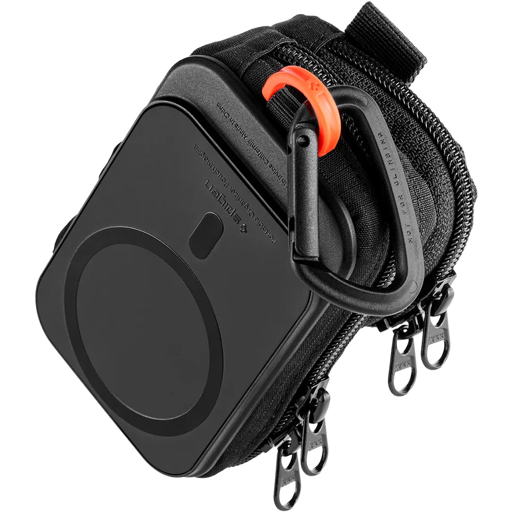 Kompakte Tasche mit MagSafe Befestigung Spigen SnapZip, Schwarz