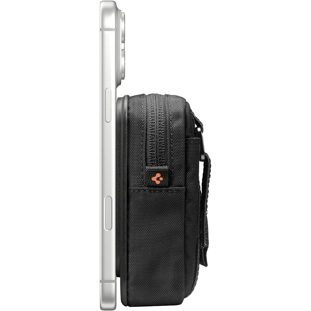 Magnetische Tasche für MagSafe, Spigen Organizer Pouch Tintap, Schwarz