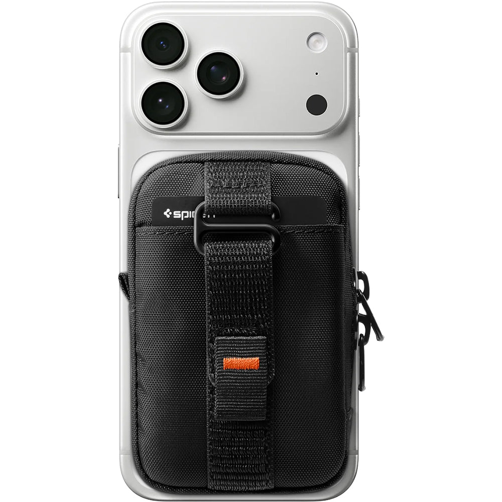 Magnetische Tasche für MagSafe, Spigen Organizer Pouch Tintap, Schwarz