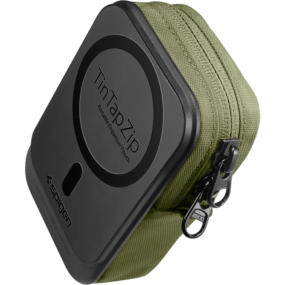 Magnetische Tasche für MagSafe, Spigen Organizer Pouch Tintap, Olivgrün