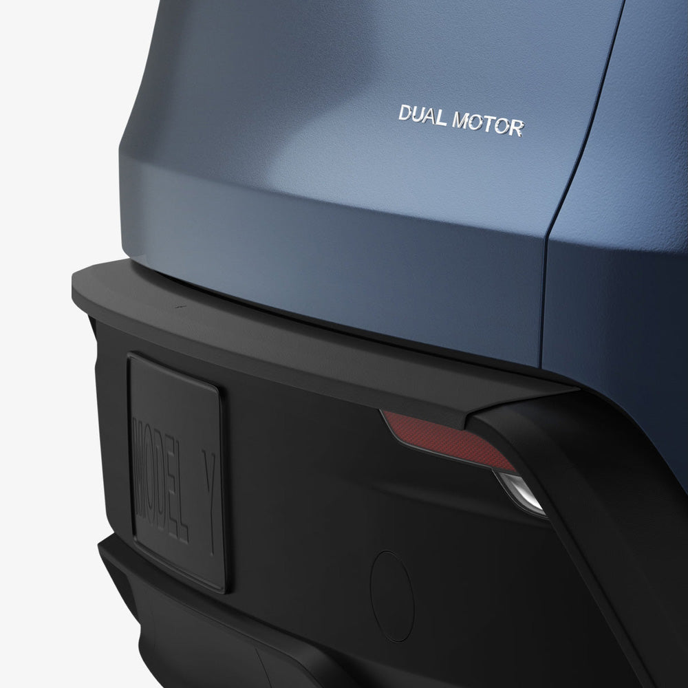 Schutzfolie für die Ladefläche / das Heck für Tesla Model Y Juniper 2025-2026, Spigen Rear Bumper Protector, Schwarz