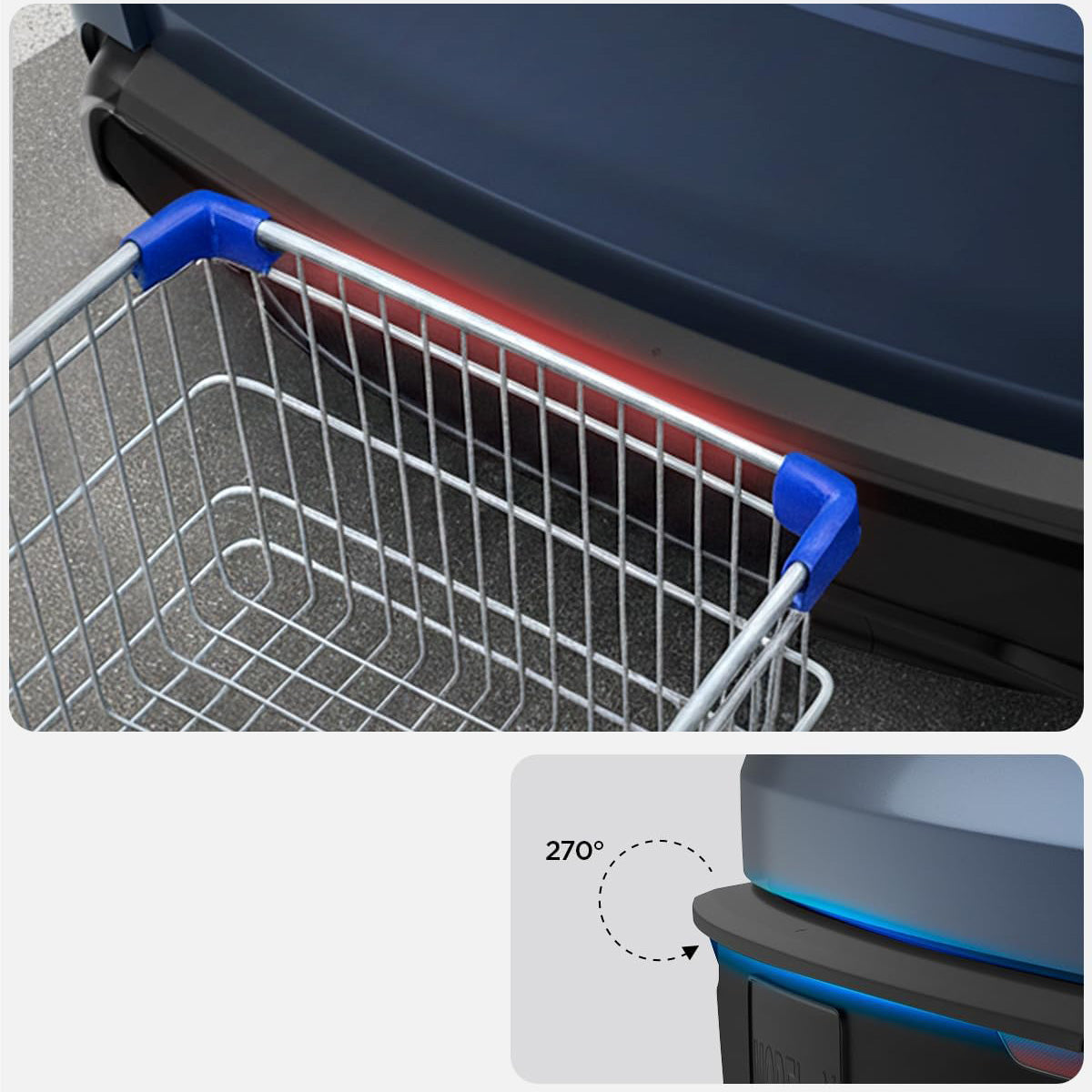 Schutzfolie für die Ladefläche / das Heck für Tesla Model Y Juniper 2025-2026, Spigen Rear Bumper Protector, Schwarz