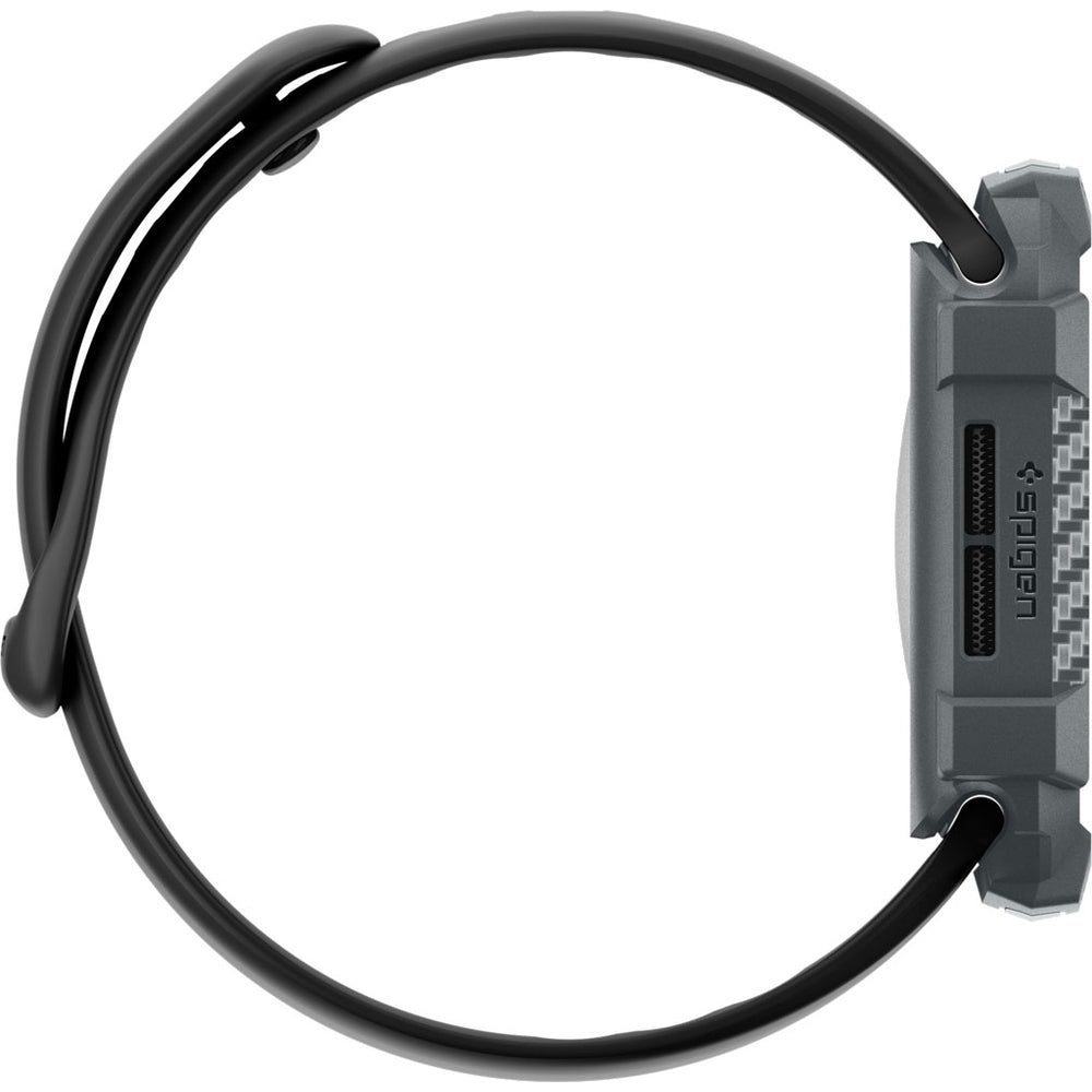 Schutzhülle für Apple Watch 11 / 10 46 mm, Spigen Rugged Armor 2, Grau