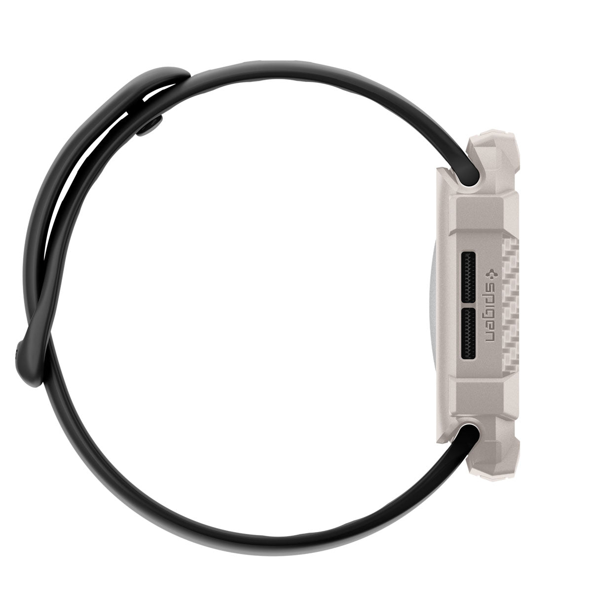 Schutzhülle für Apple Watch 11 / 10 42 mm, Spigen Rugged Armor 2, Beige