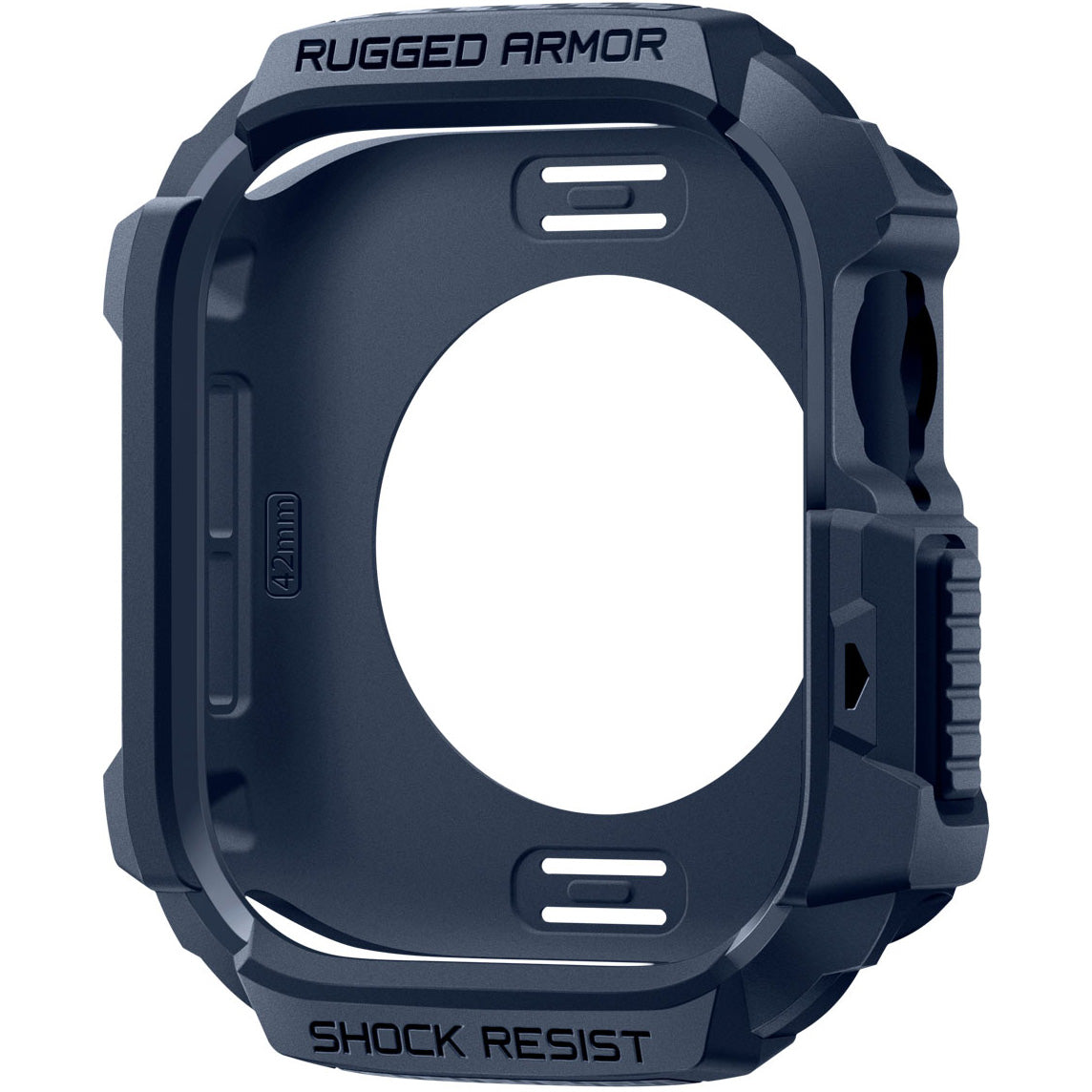 Schutzhülle für Apple Watch 11 / 10 42 mm, Spigen Rugged Armor 2, Dunkelblau
