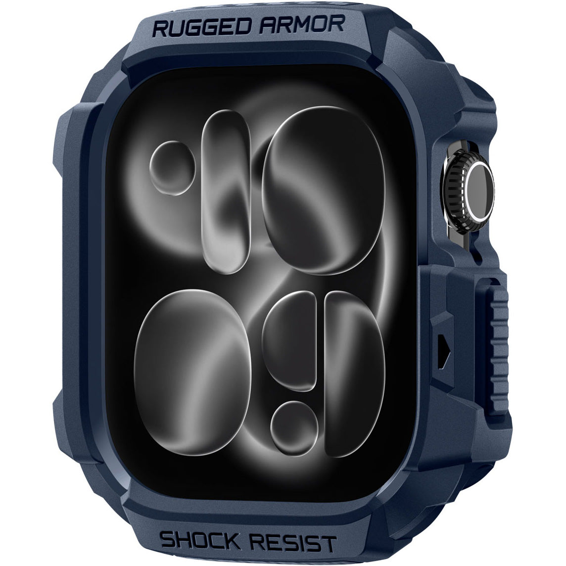 Schutzhülle für Apple Watch 11 / 10 42 mm, Spigen Rugged Armor 2, Dunkelblau