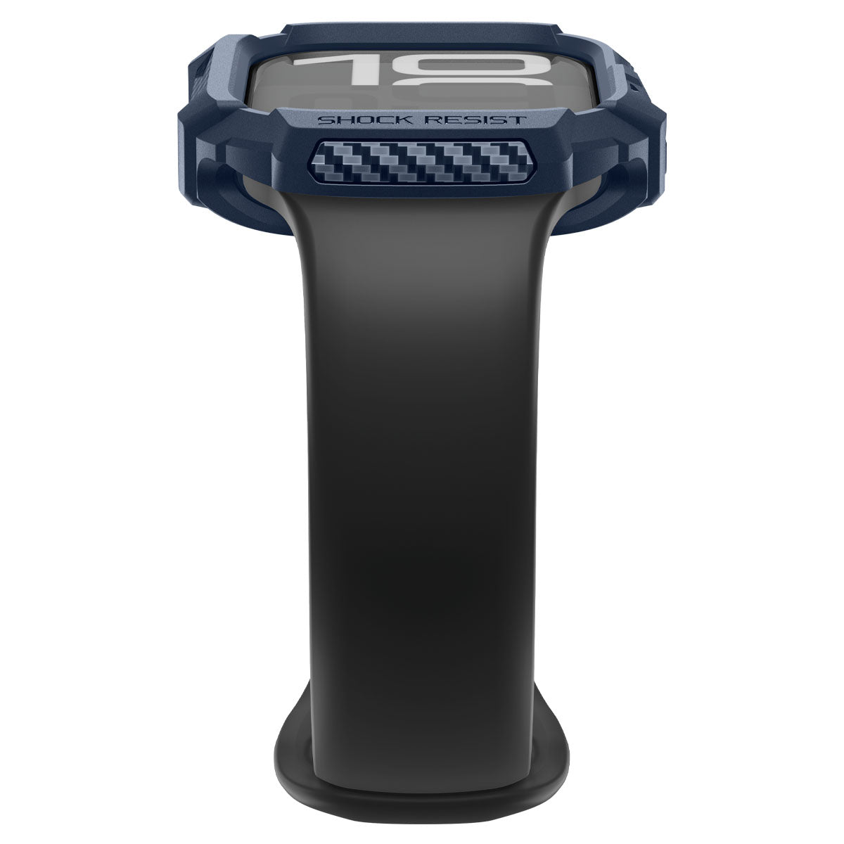 Schutzhülle für Apple Watch 11 / 10 42 mm, Spigen Rugged Armor 2, Dunkelblau