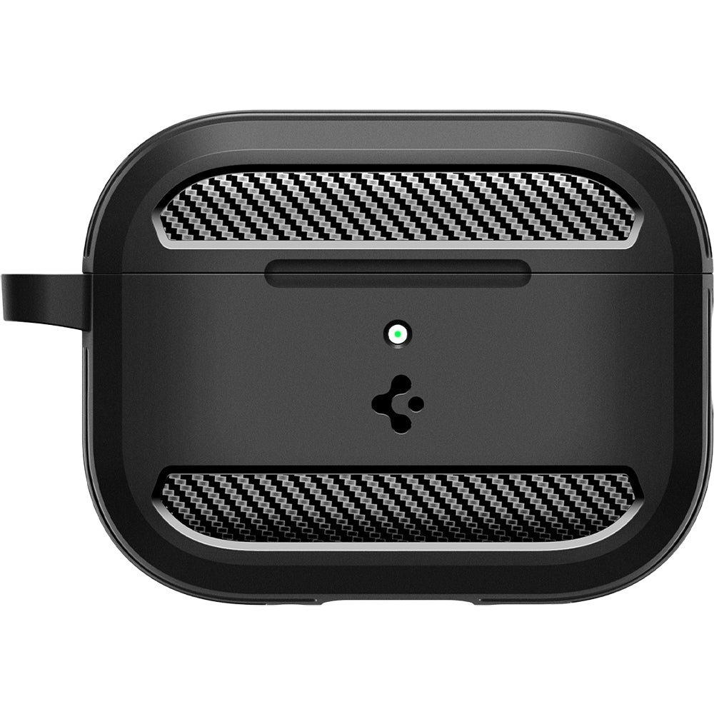 Schutzhülle für Apple AirPods Pro 3, Spigen Rugged Armor, Schwarz