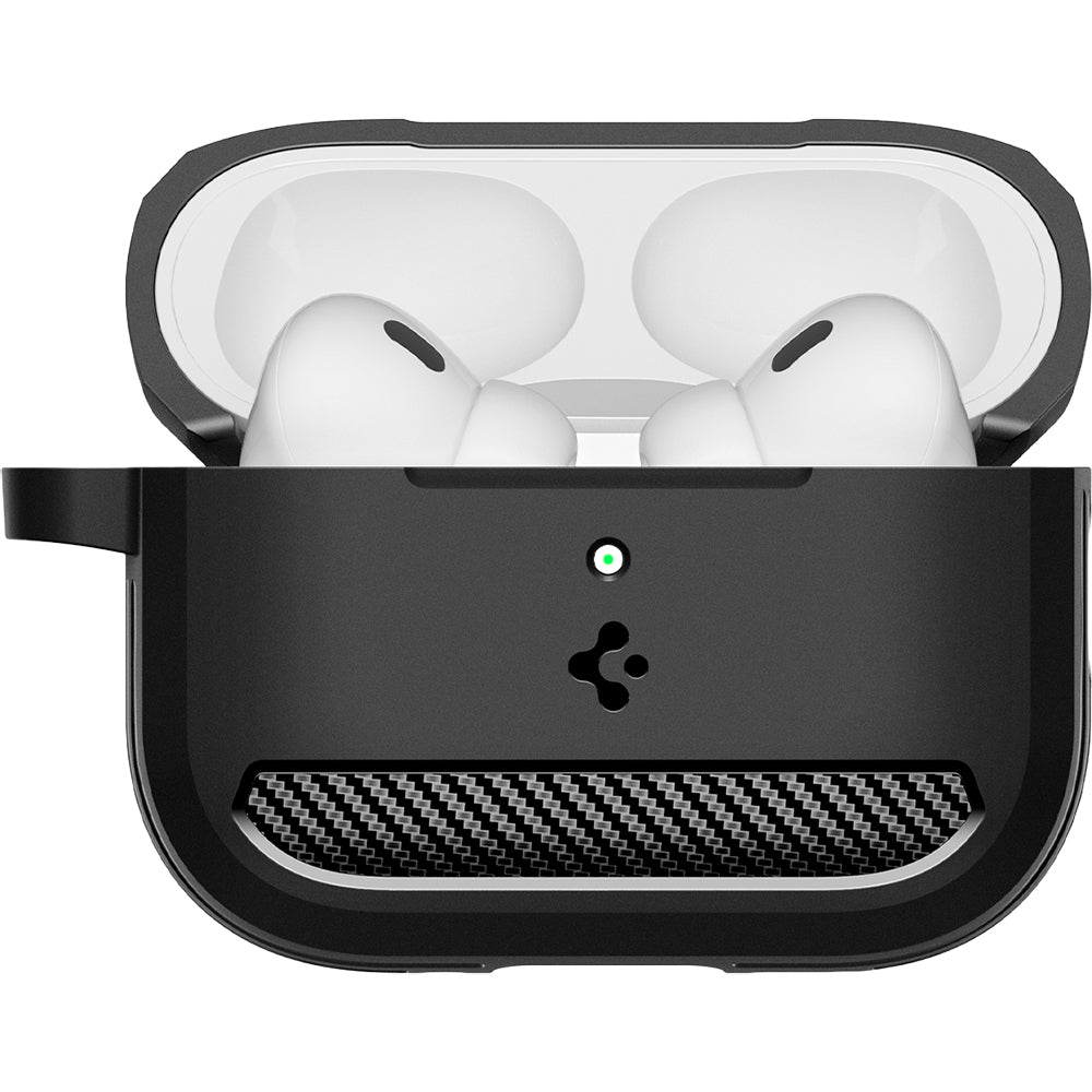 Schutzhülle für Apple AirPods Pro 3, Spigen Rugged Armor, Schwarz