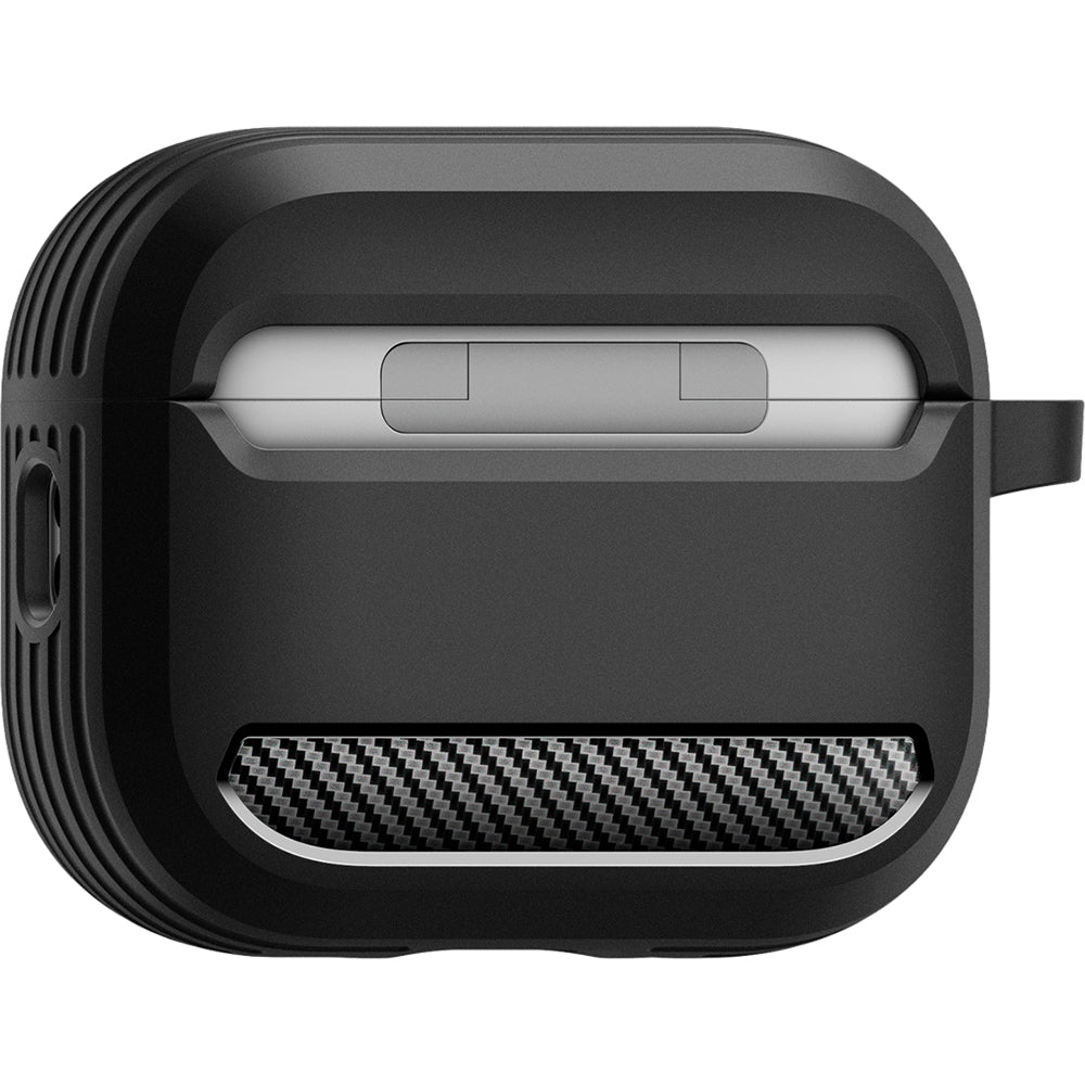 Schutzhülle für Apple AirPods Pro 3, Spigen Rugged Armor, Schwarz