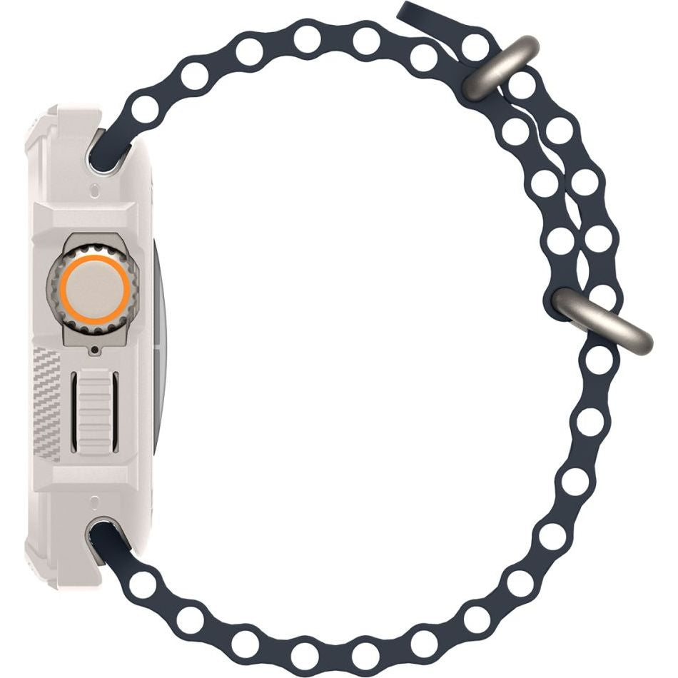Schutzhülle für Apple Watch Ultra 3/2/1 49mm, Spigen Rugged Armor, Beige