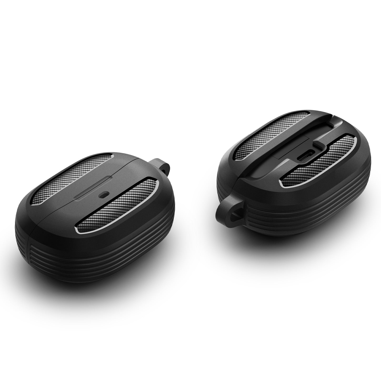 Hülle mit Handschlaufe für Spigen SA-TW P10, Spigen Rugged Armor, Schwarz
