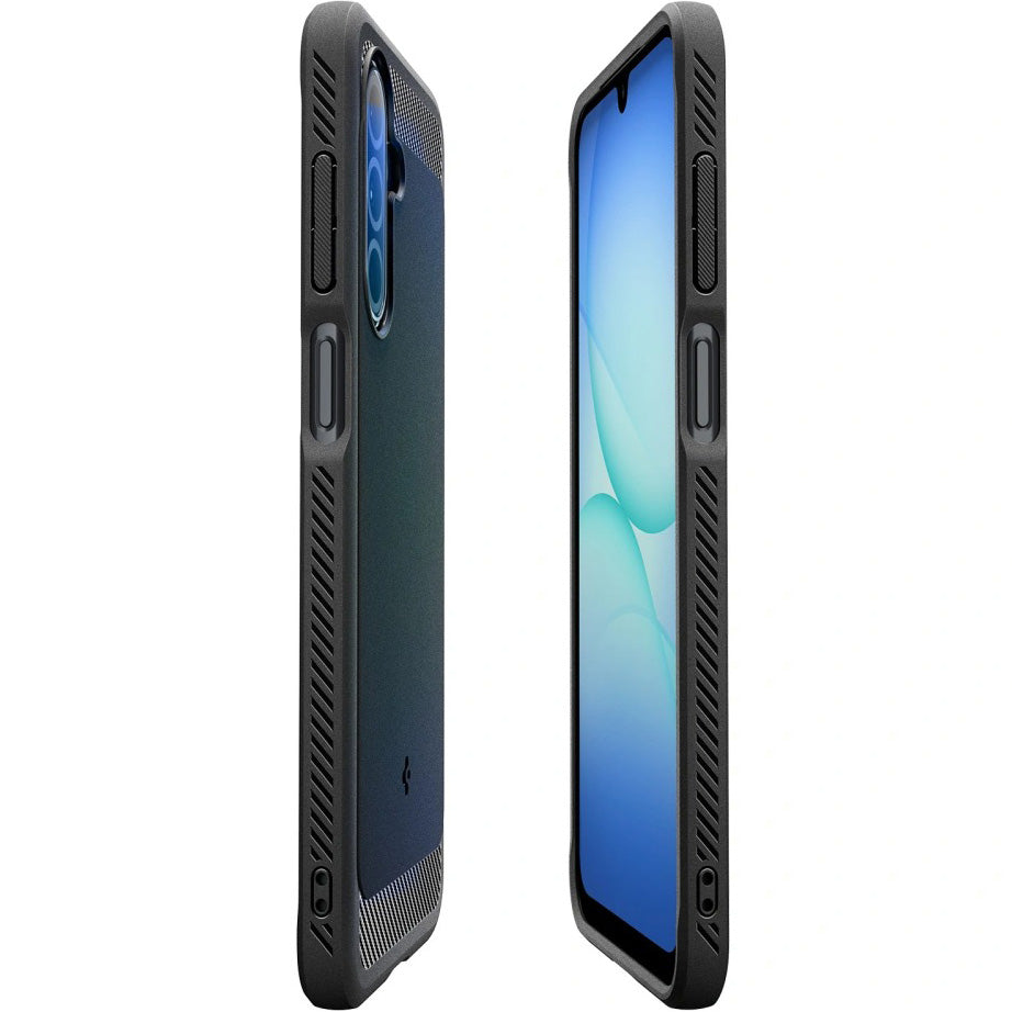 Handyhülle für Galaxy A17 4G / 5G, Spigen Rugged Armor, Schwarz