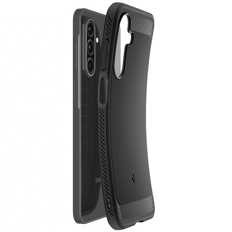 Handyhülle für Galaxy A17 4G / 5G, Spigen Rugged Armor, Schwarz