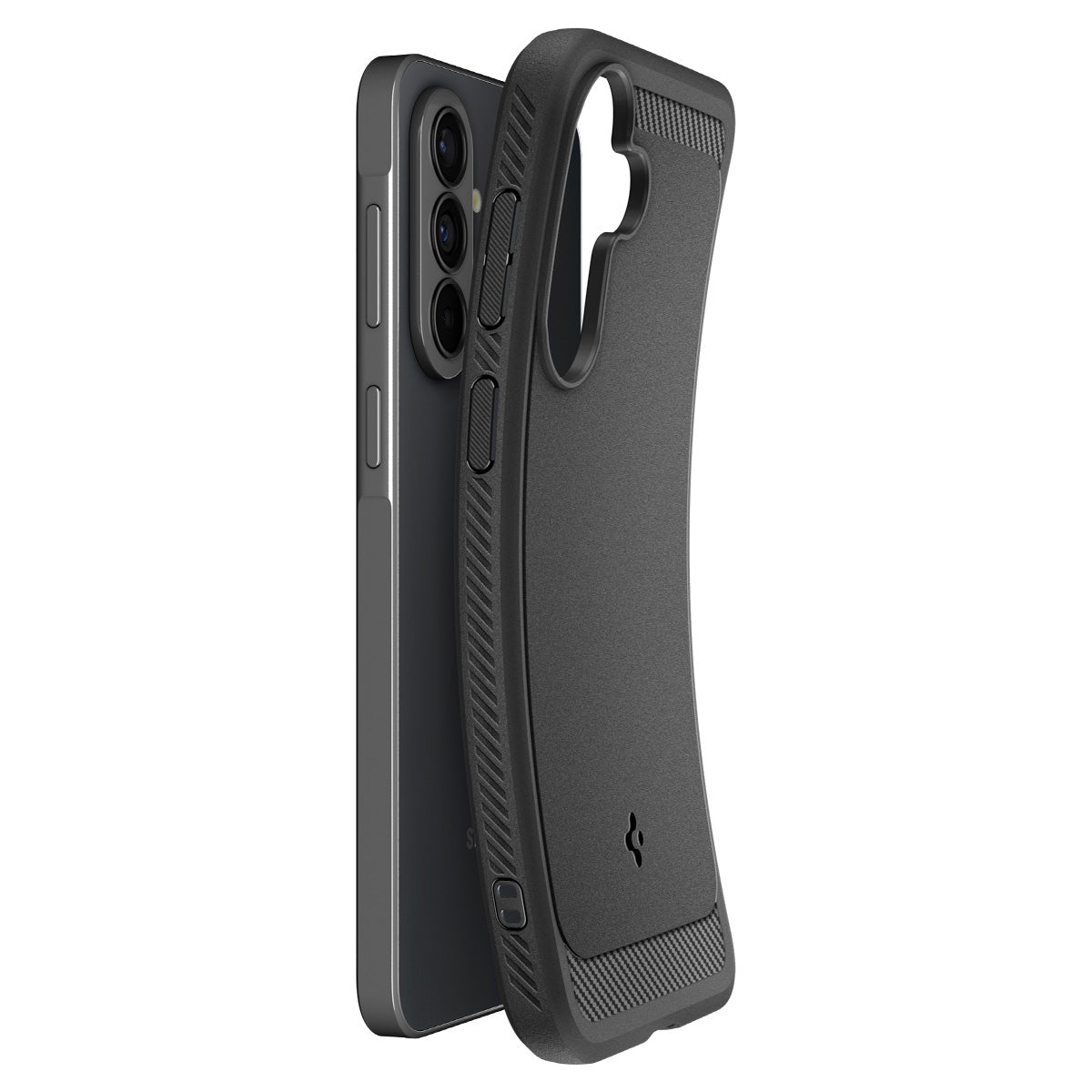 Handyhülle für Galaxy A37 5G, Spigen Rugged Armor, Schwarz