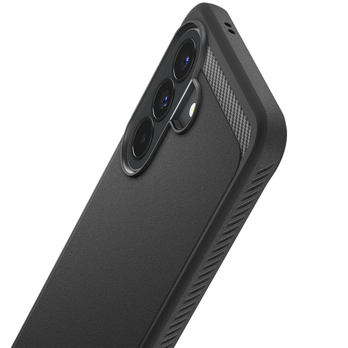Handyhülle für Galaxy A57 5G, Spigen Rugged Armor, Schwarz