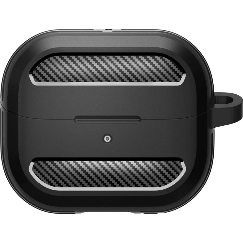 Schutzhülle für Galaxy Buds 3 / 3 Pro / 3 FE, Spigen Rugged Armor, Schwarz