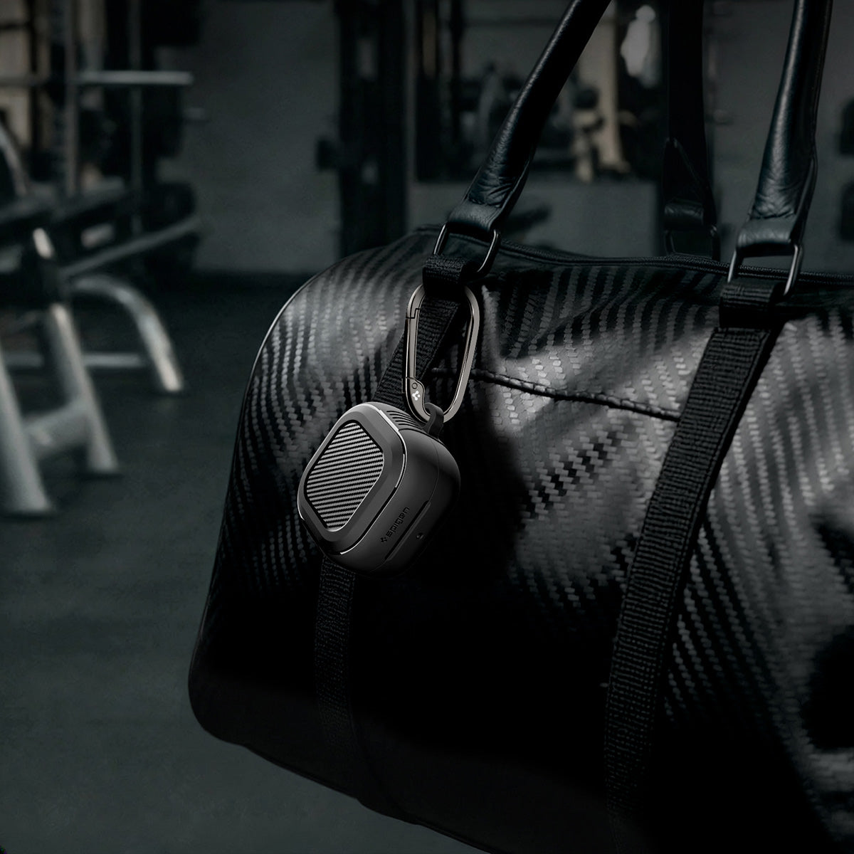 Schutzhülle für Galaxy Buds 4 / 4 Pro, Spigen Rugged Armor, Schwarz