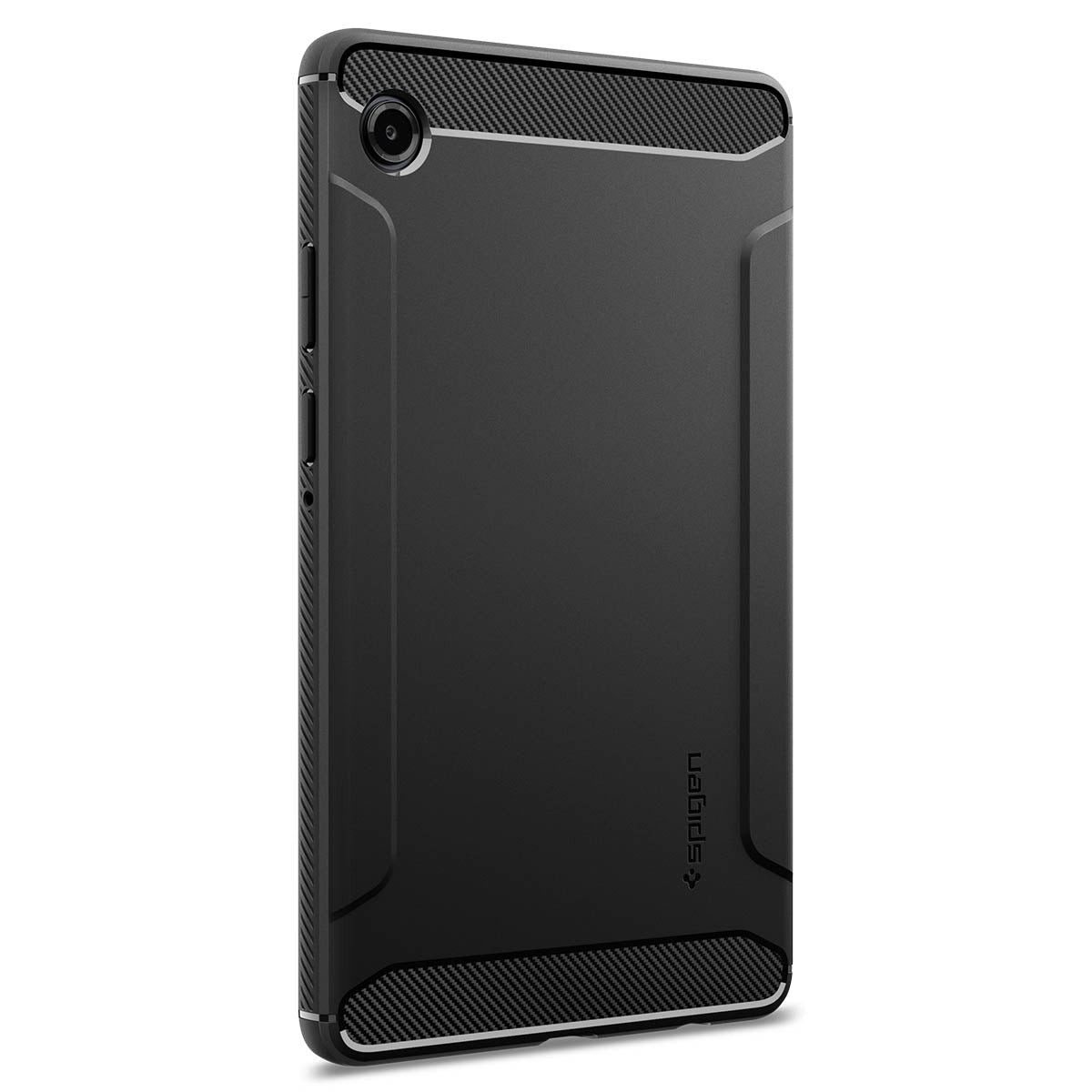 Schutzhülle für Galaxy Tab A11, Spigen Rugged Armor, Schwarz