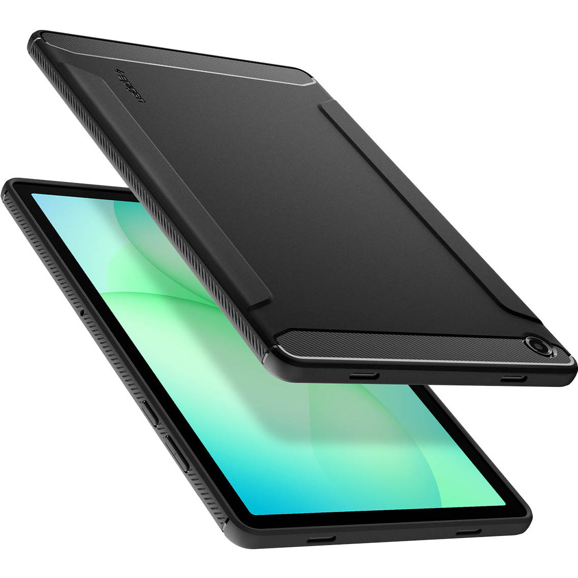 Schutzhülle für Galaxy Tab A11 Plus, Spigen Rugged Armor, Schwarz