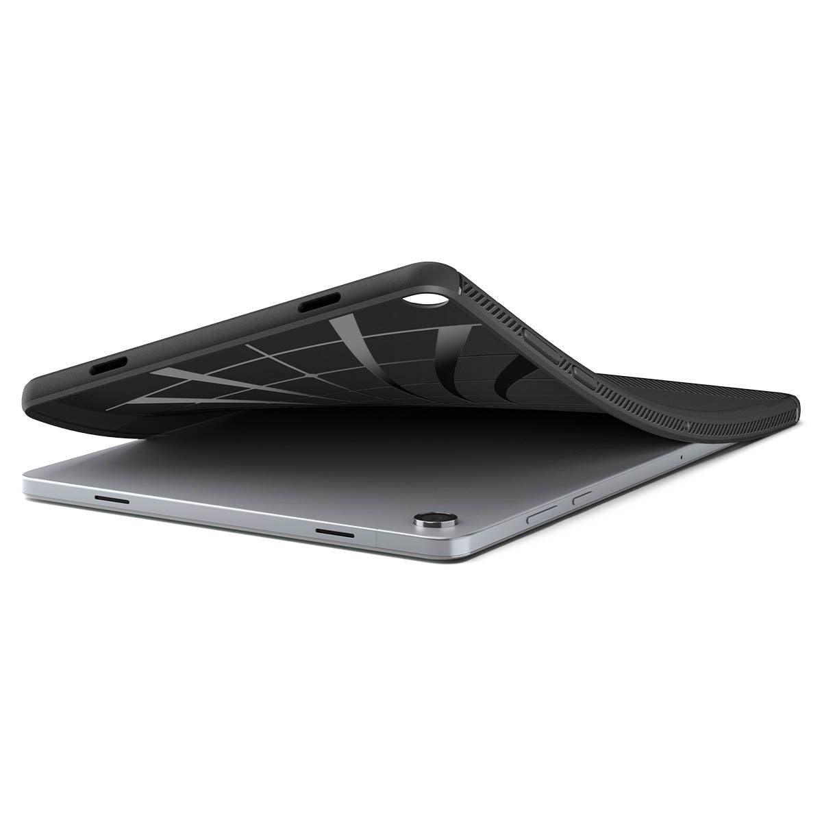 Schutzhülle für Galaxy Tab A11 Plus, Spigen Rugged Armor, Schwarz